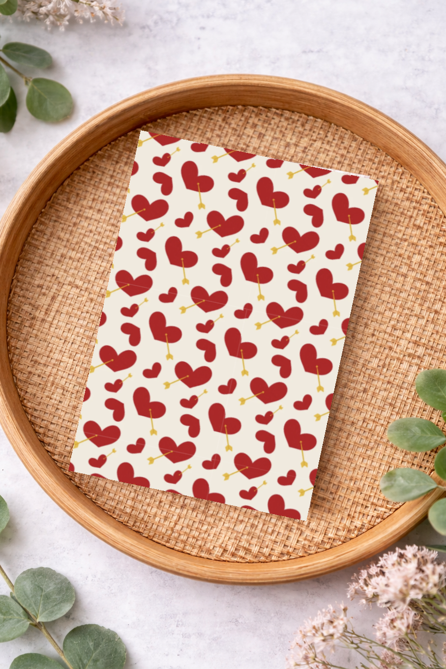 Arrows and Hearts Transfer Sheet