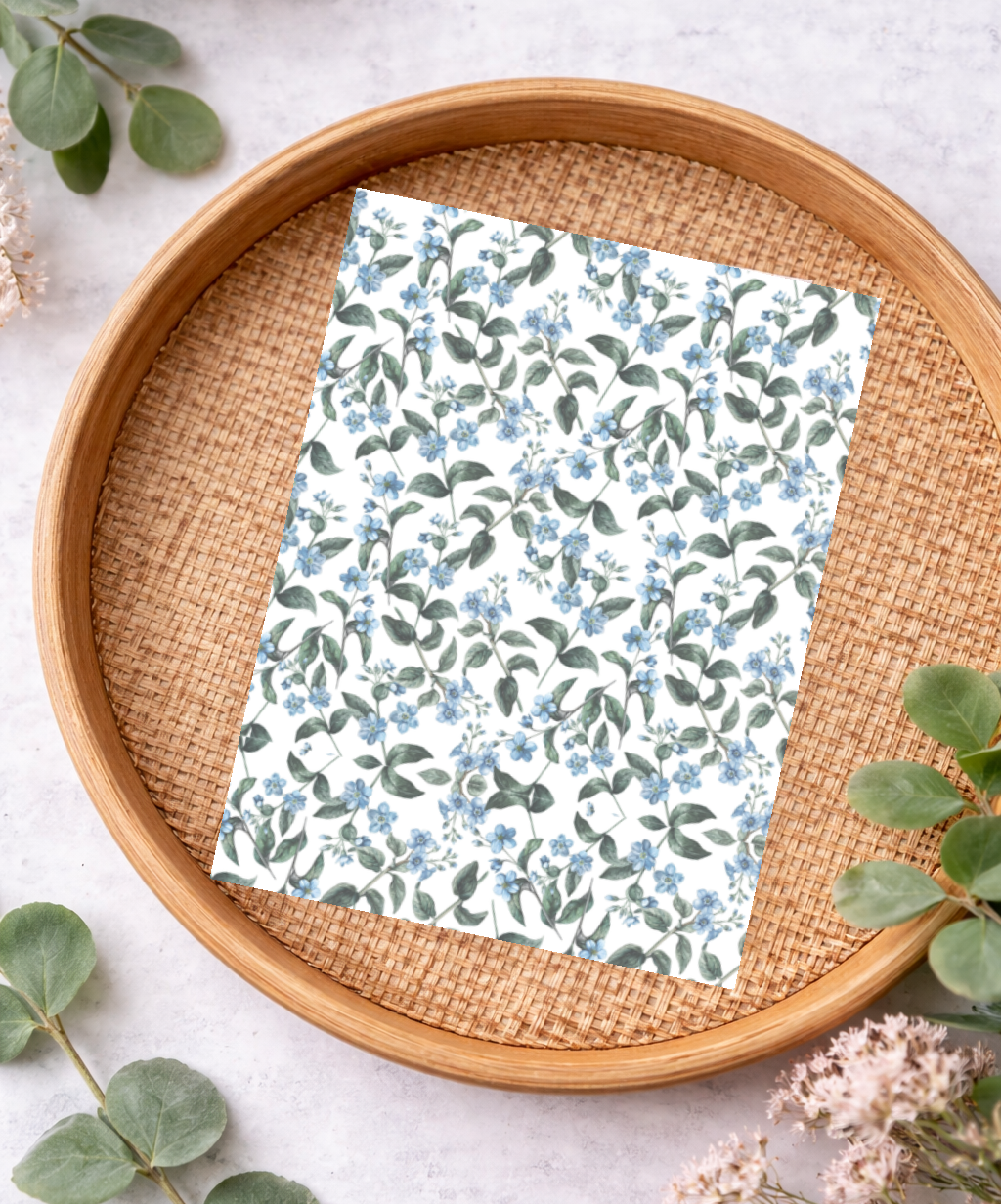 Blue Vintage Cornflower