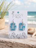 Seashell Rectangle Charms