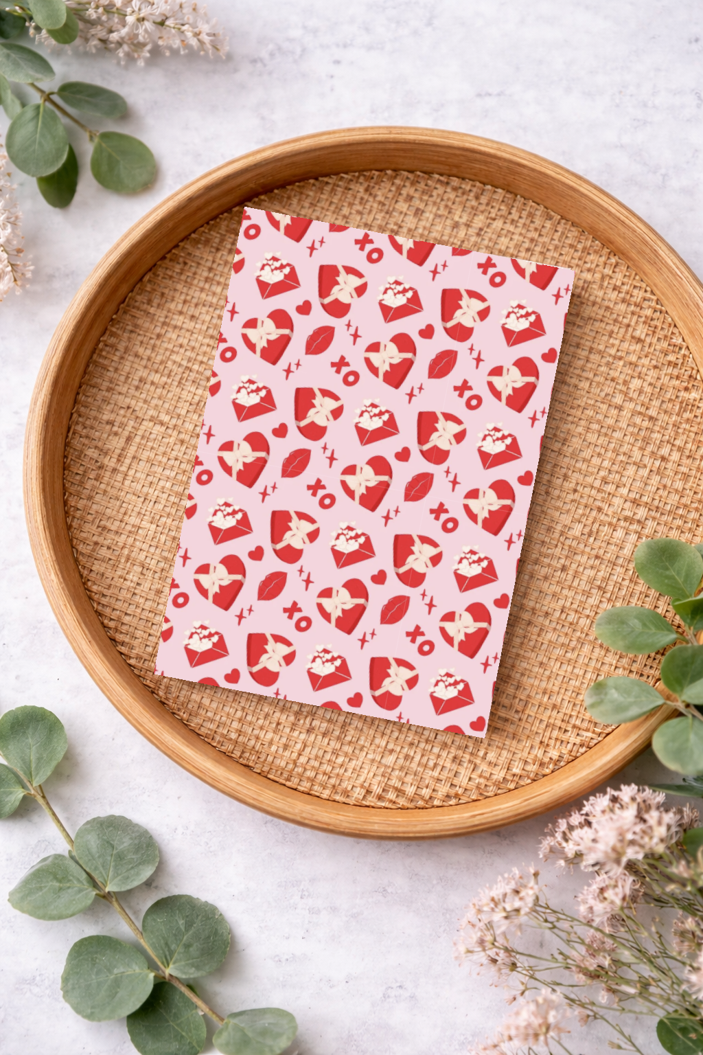 Valentine Chocolates Transfer Sheet