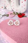 Conversation Heart Studs