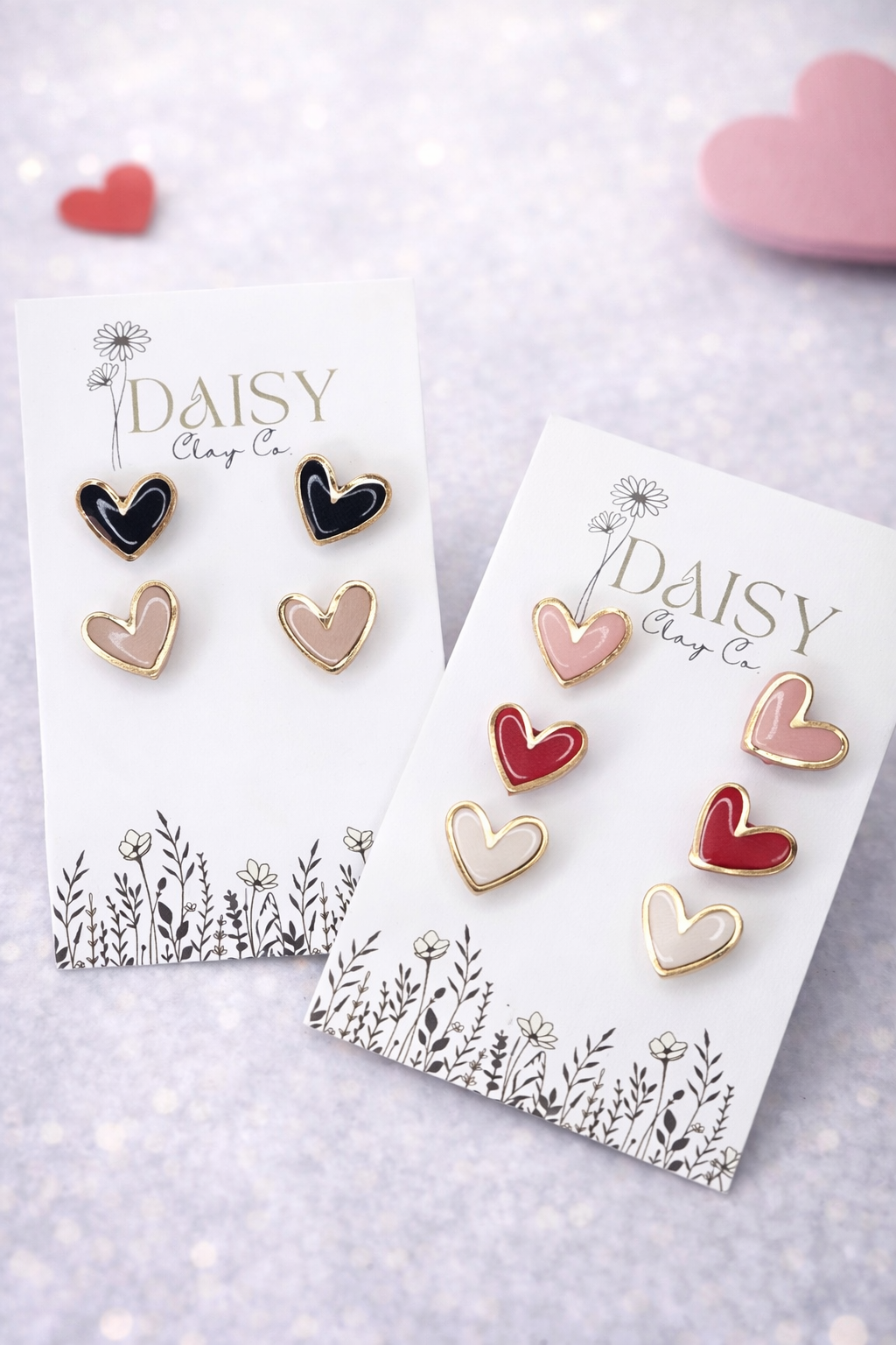Classic Heart Studs (GGS)